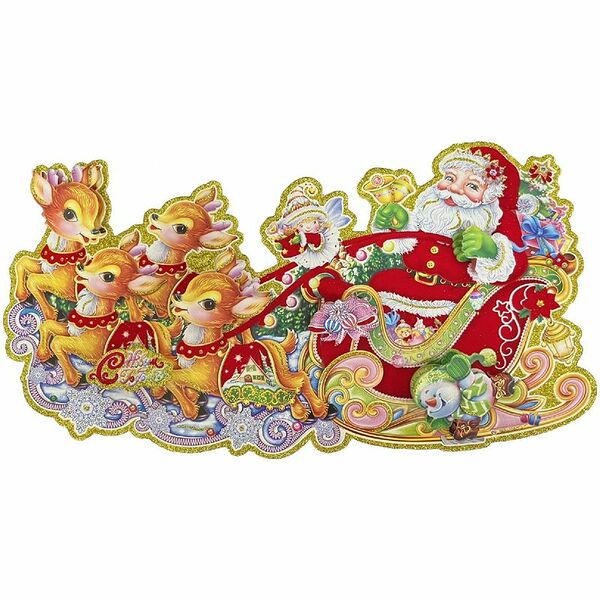 Панно декоративное Новогоднее Маркет