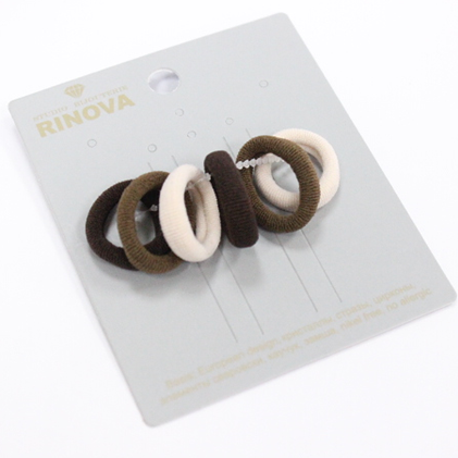 Набор резинок для собачьих волос коричневые оттенки, 6 штук, мини