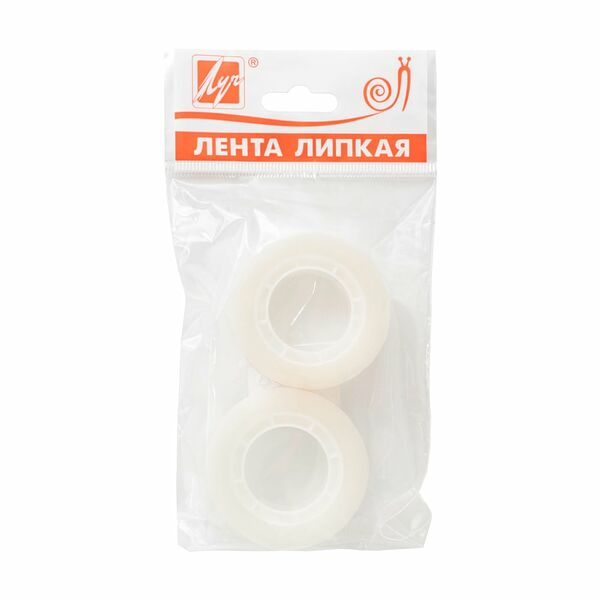 Лента липкая, Луч, 2 шт.