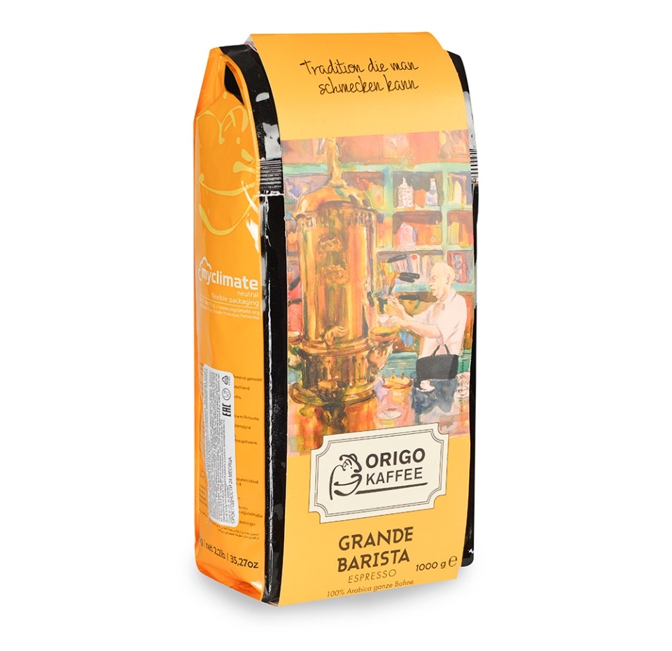 

Кофе в зернах Origo Grande Barista Espresso 1 кг Германия