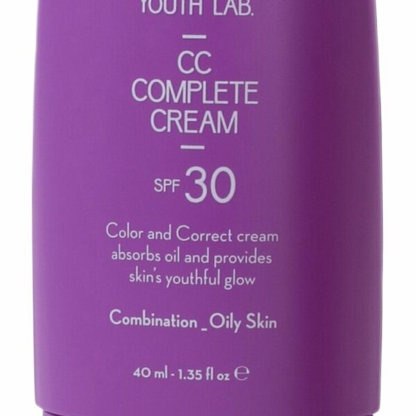YOUTH LAB CC Complete Cream CC-крем для жирной и комбинированной кожи лица матирующий SPF 30, 40 мл