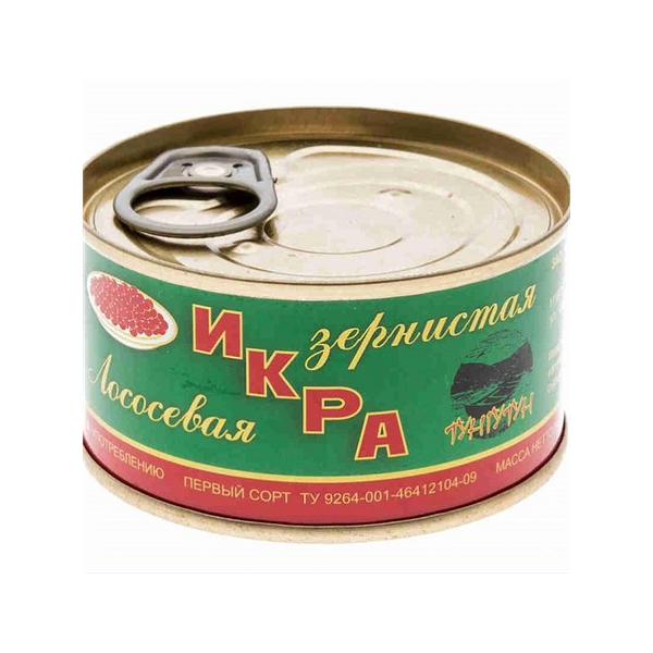 Икра Зернистая Лососевая красная ТМ Тунгутун, 95 г