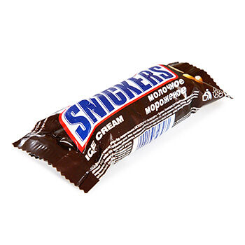 Мороженое-батончик Snickers с карамелью и арахисом, 48г