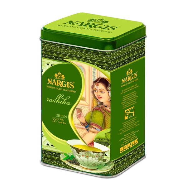Чай зеленый индийский листовой Nargis Radhika крупнолистовой, высший сорт