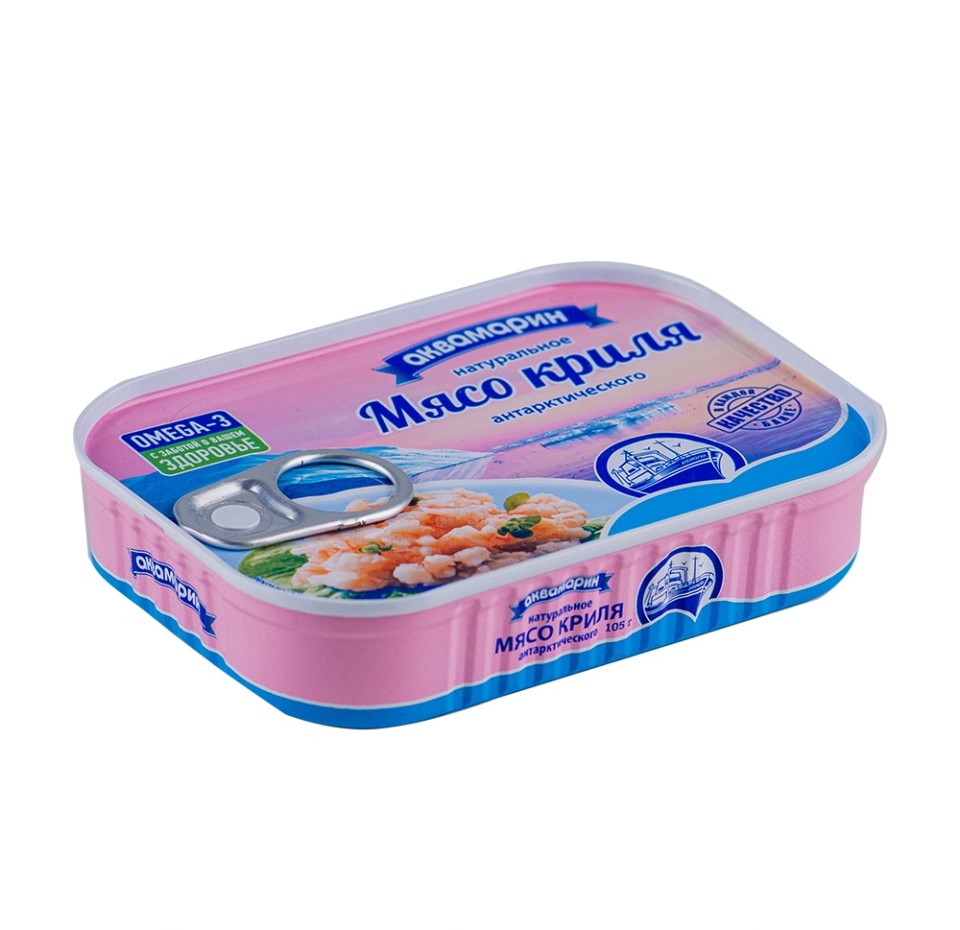 

Мясо криля Аквамарин натуральное антарктическое Дингл 190 г, Беларусь