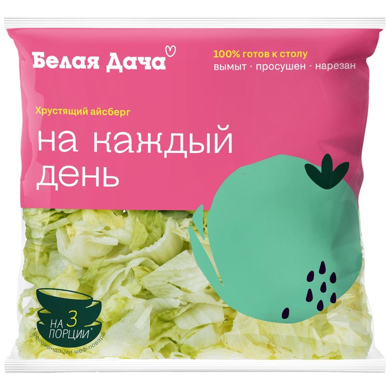 

Салат Белая Дача Хрустящий айсберг, 180 г