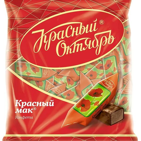 Конфеты шоколадные Красный мак Красный Октябрь