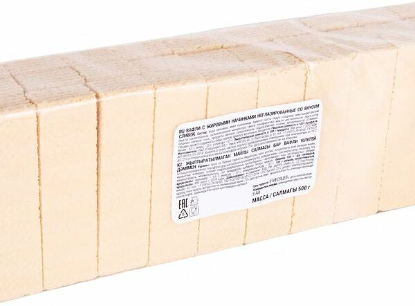 Вафли со вкусом сливок 500г