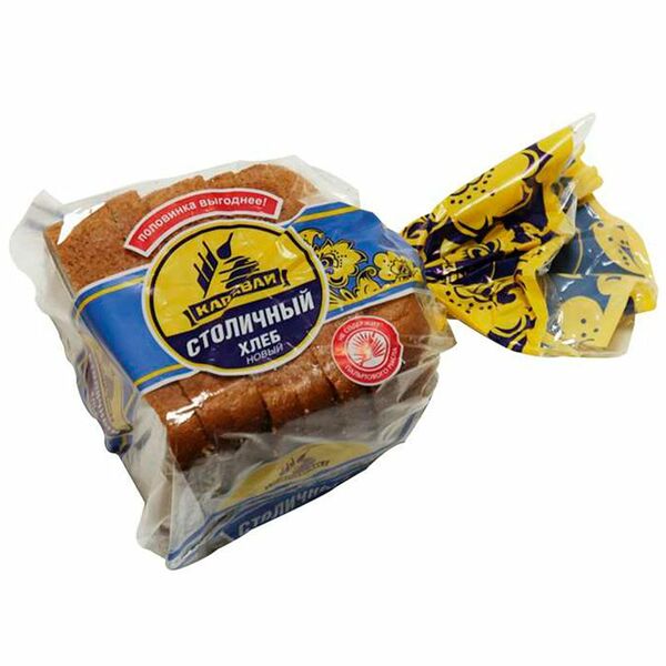 Батон Хлебозавод Чебоксарский №1 Столичный новый, в нарезке, 350г