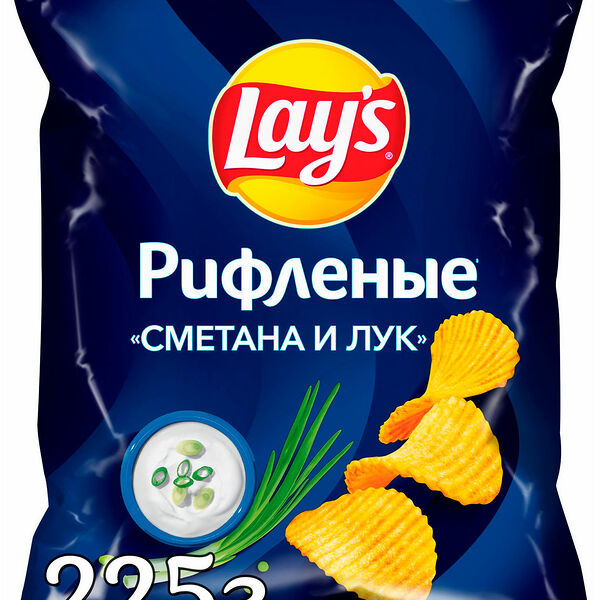 Чипсы Lays Сметана и Лук