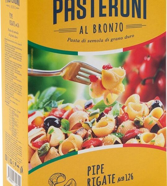 Макароны Pasteroni Pipe Rigate № 126 ракушки