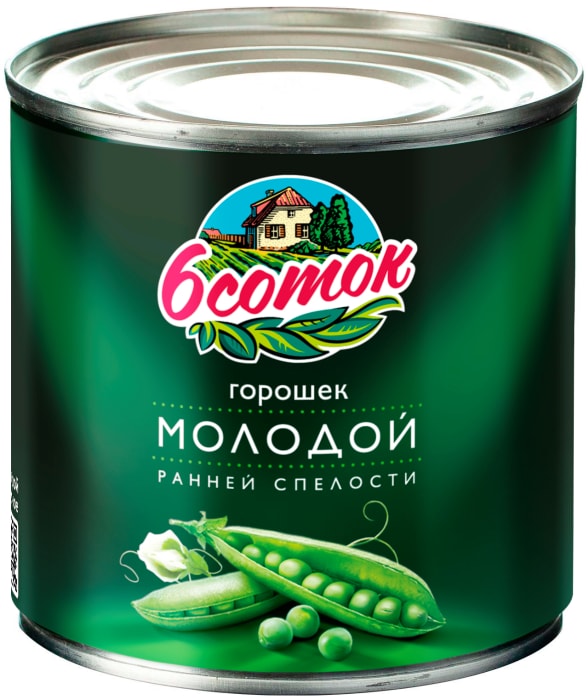 

Горошек молодой 6 соток, 400 г