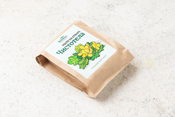 Мыло на отваре чистотела