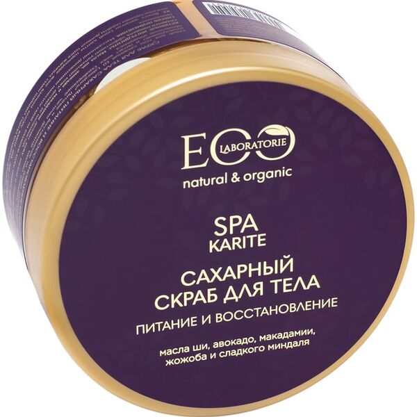 Скраб для тела Eo Laboratorie Karite SPA сахарный Питание и восстановление 200мл