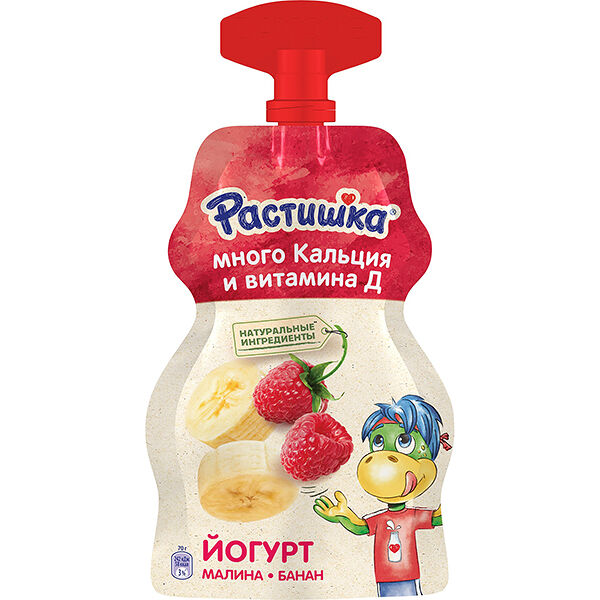 Йогурт Растишка Малина-банан 2,6%