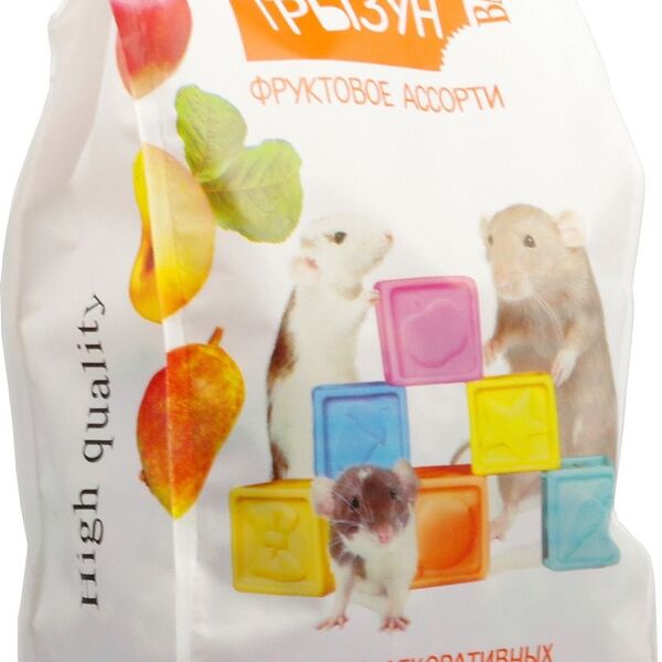Фруктовое ассорти для декоративных крыс и мышей Вака Милый грызун