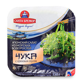 Салат Чука из морских водорослей Санта Бремор с ореховым соусом