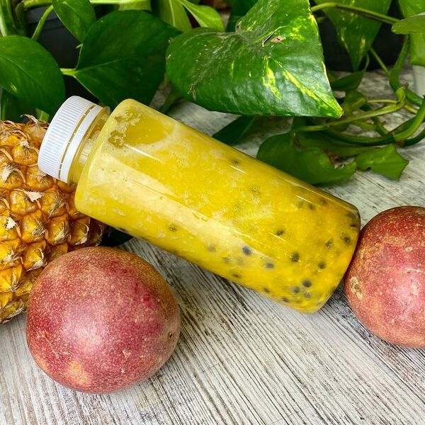 Смузи Ананас-маракуйя