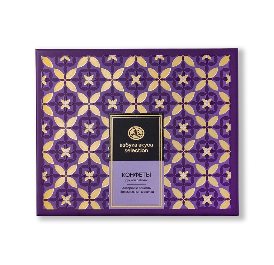 

Коллекция шоколадных конфет ручной работы Азбука Вкуса Selection, 12 шт., 160 г