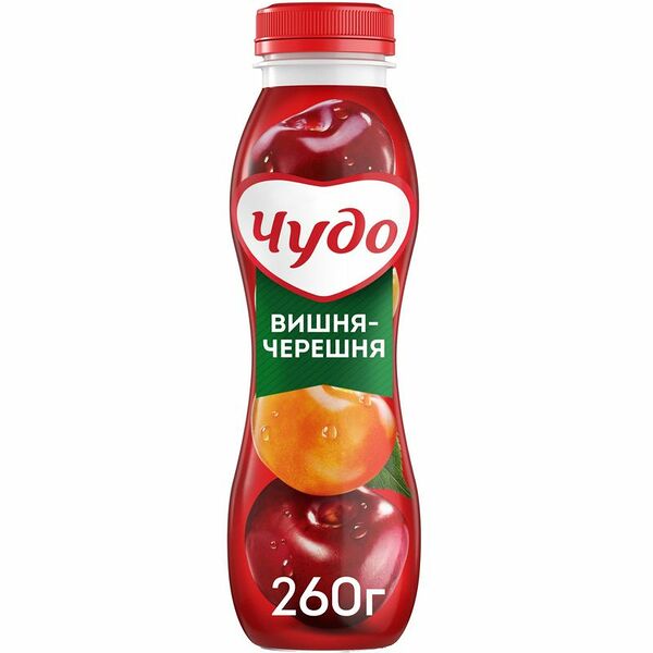 Йогурт питьевой Чудо Вишня-Черешня 1.9%