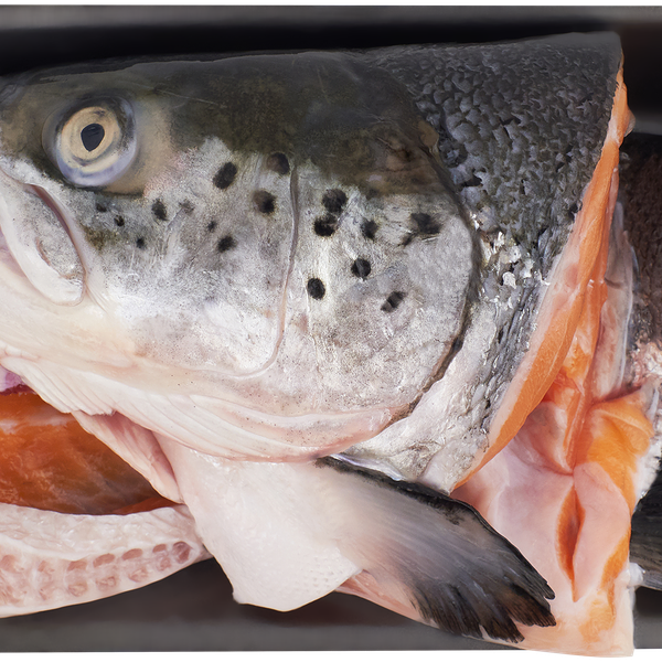 Набор для ухи из лососевых рыб мороженый ЛЕНТА FRESH до 1.2кг