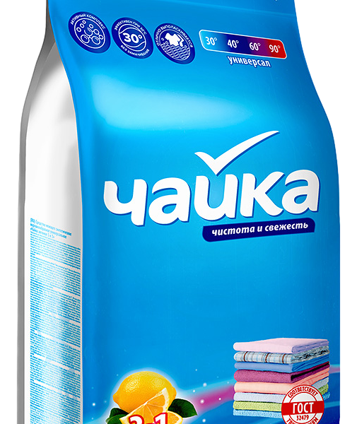 Порошок стиральный Чайка универсальный с кондиционером автомат 3в1