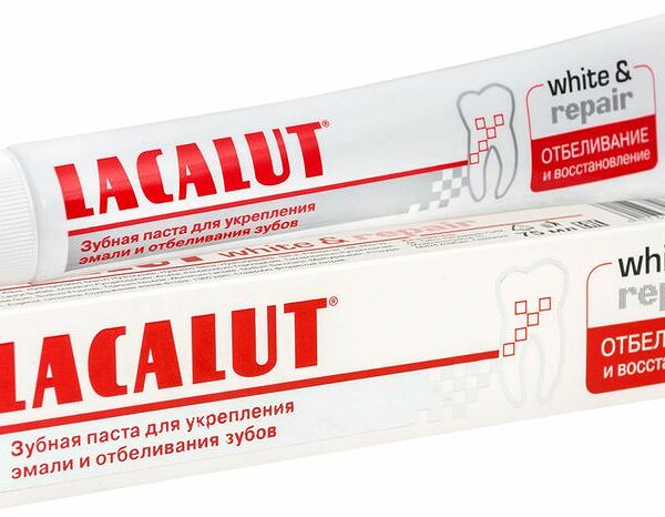 Зубная паста Lacalut White&Repair, 75мл