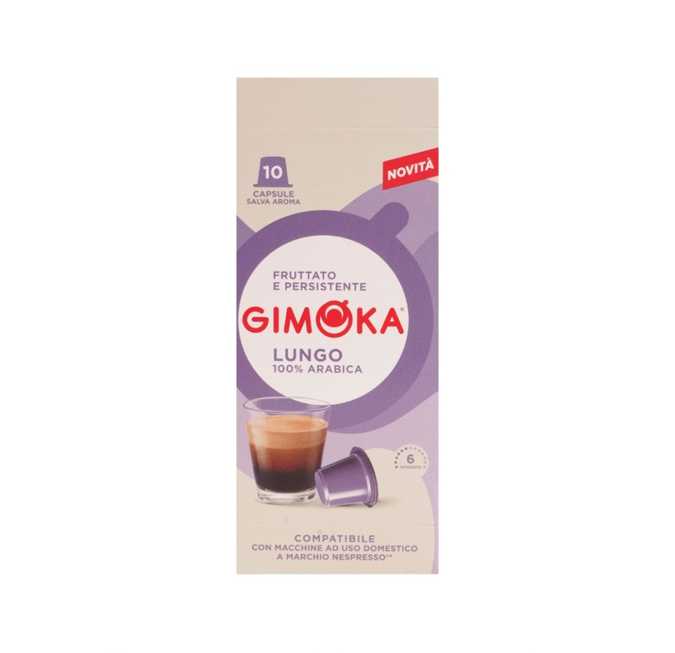 

Кофе в капсулах формата Nespresso Gimoka Lungo 10 капсул 55 г
