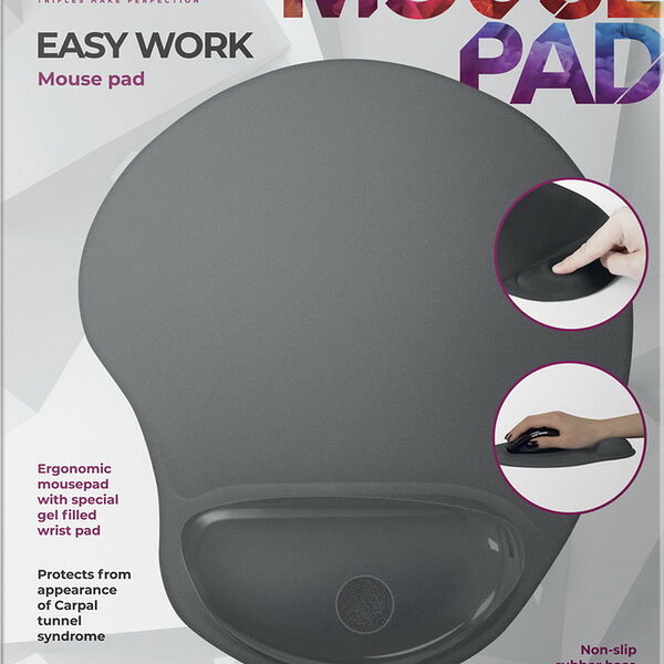 Коврик для компьютерной мыши Defender Easy Work серый
