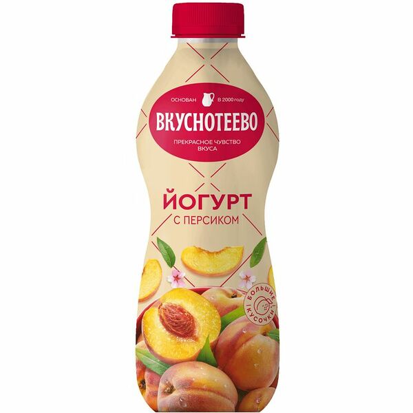 Йогурт Вкуснотеево с персиком 2%
