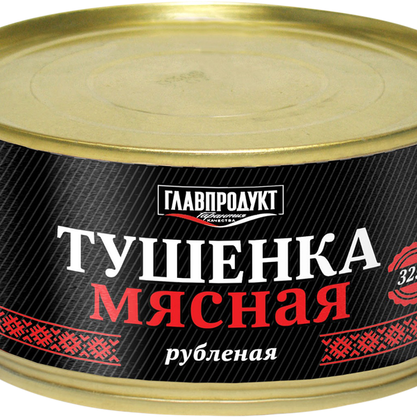 Тушенка Главпродукт мясная рубленая