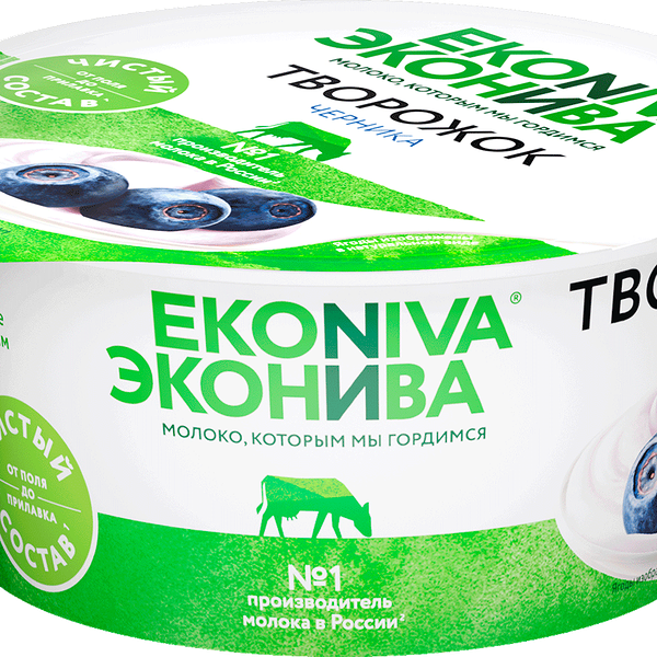 Творожок Эконива Черника 5% 125г