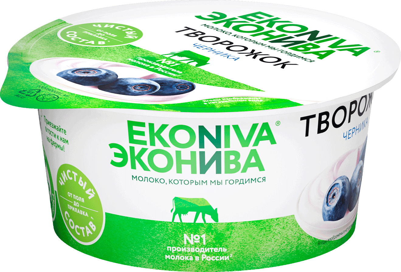 

Творожок Эконива Черника 5%
