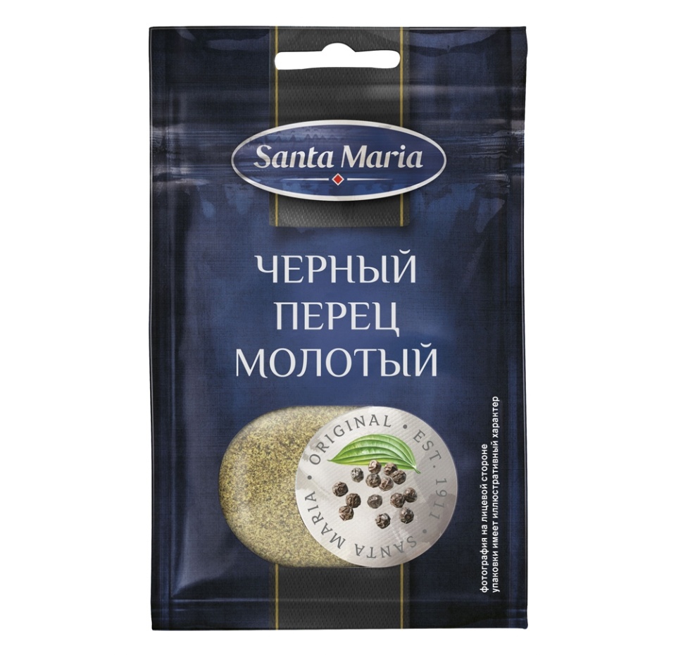 

Перец черный молотый Santa Maria 16 г