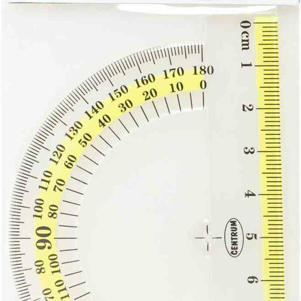 Транспортир пластиковый Centrum