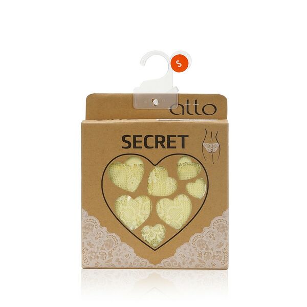 Женские трусы - бразилиана Atto Secret, Желтый, S