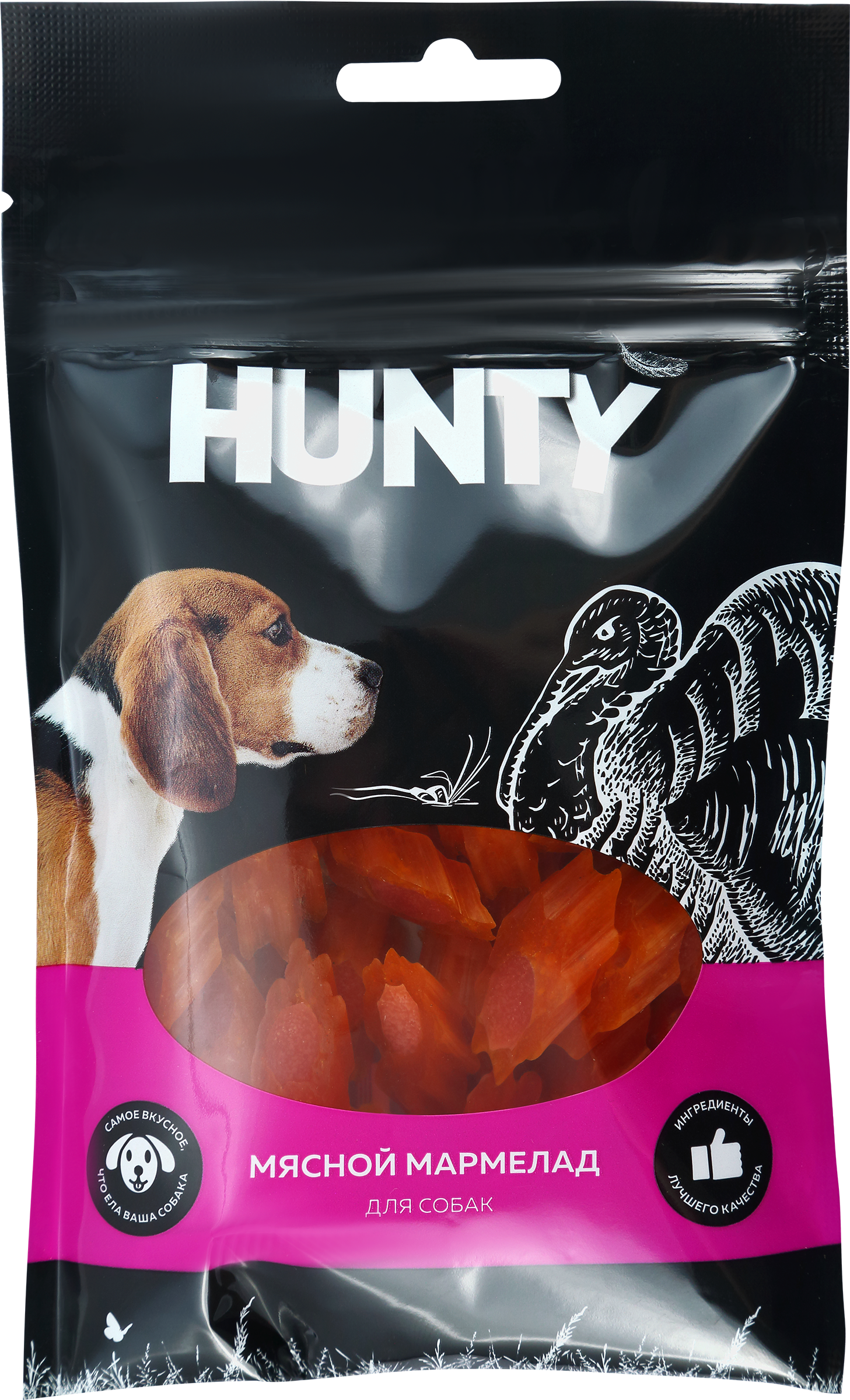 

Лакомство для собак HUNTY Мясной мармелад