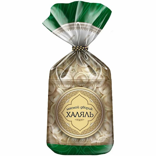 Пельмени Мясной дворик северные халяль из двух видов мяса 800г