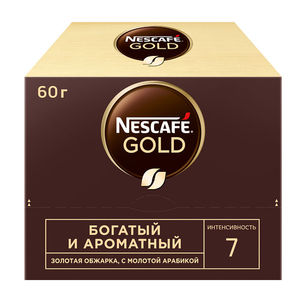 Кофе растворимый Nescafe Gold шоубокс 2г. х 30 шт.