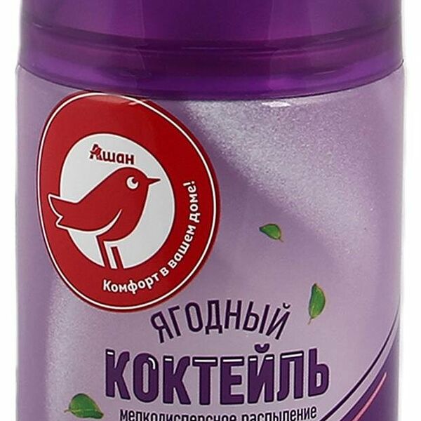 Освежитель воздуха Ашан Красная птица Ягодный коктейль, 250 мл