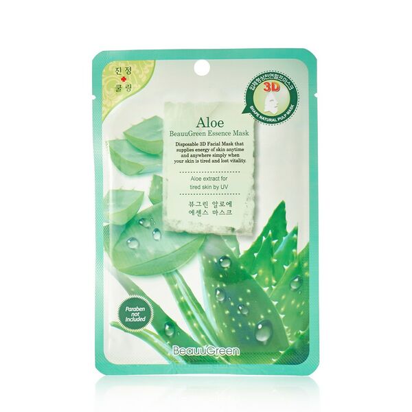 Маска тканевая Beauugreen Aloe 3D 23 г