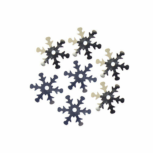 Пайетки 'снежинки' 13мм, Astra&Craft 10г(1 серебро),шт