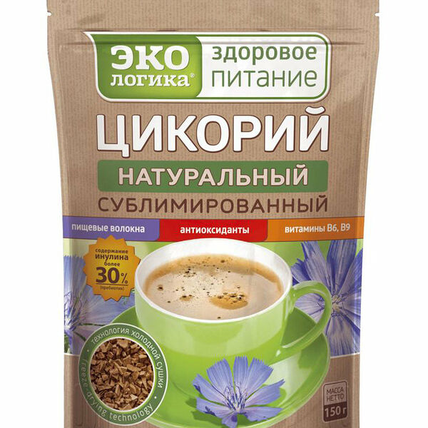 Цикорий Экологика натуральный растворимый 150г пак