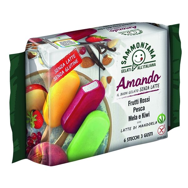 Десерт замороженный Sammontana Итальянское мороженое Амандо Фрутта 330 г