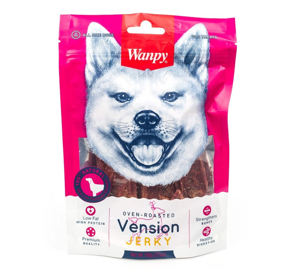 

Лакомство для собак Wanpy Dog Филе из оленины, 100 г