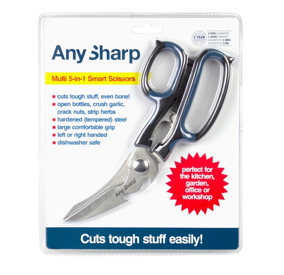 

Ножницы многофункциональные AnySharp Smart Sizzors, 5-in-1, Китай