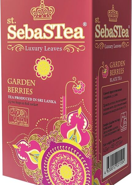 Чай SebaStea Garden Berries черный 25*1.5г