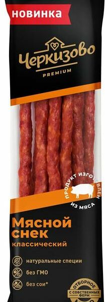 Колбаски Черкизово Мясной снек сырокопченые полусухие 70г