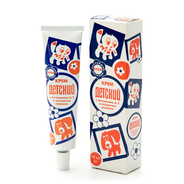 Крем детский с витаминами А F и экстрактом ромашки 46 мл