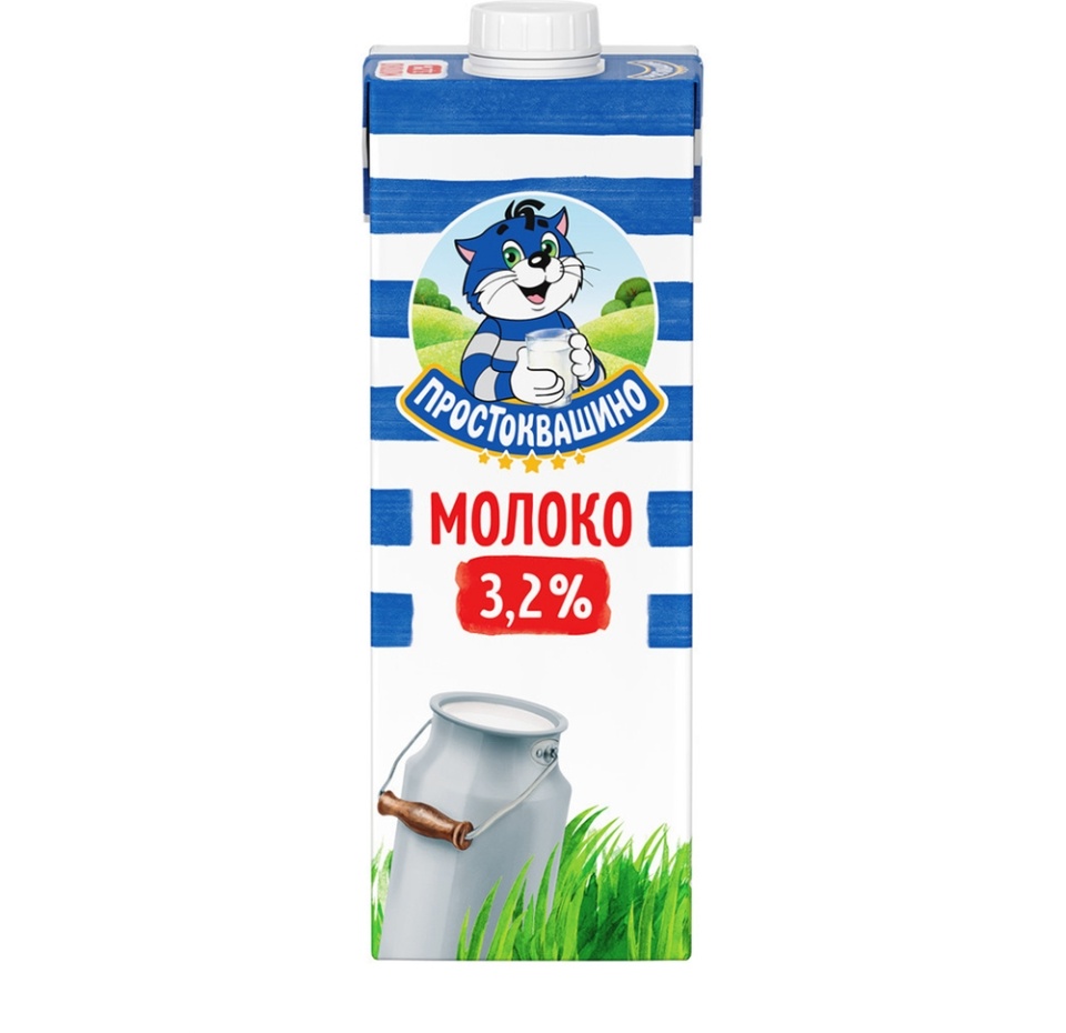 

Молоко Простоквашино ультрапастеризованное 3.2% 950 мл